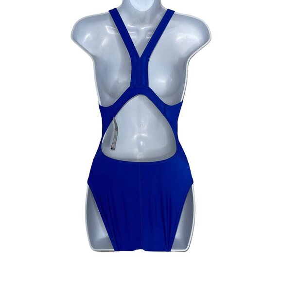 NWT Speedo Pro LT Lined Lightweight Blue One Piece Swimsuit Womens 10 36 - Picture 6 of 9